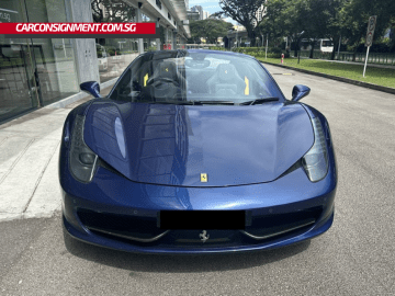 Ferrari 458 Spider (New 10-yr COE)